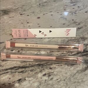 LYS Beauty set of three SPEAK LOVE SMOOTH GLIDE LIP LINER PENCIL